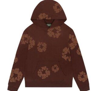 Denim Tears Hoodie, Mono Wreath, Brown
